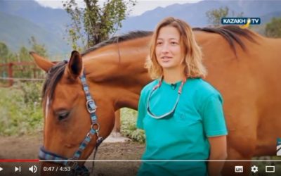 TV program on Kazakh TV about Natural Horse Care and Paddock Paradise in Kazakhstan